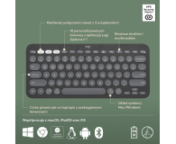 LOGITECH K380s Pebble Keys 2 grafit - 1172750 - zdjęcie 10